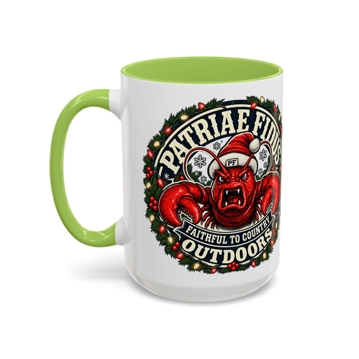 Coffee Mug - 'Patriae Fidus' Holiday Outdoors Kraken Design