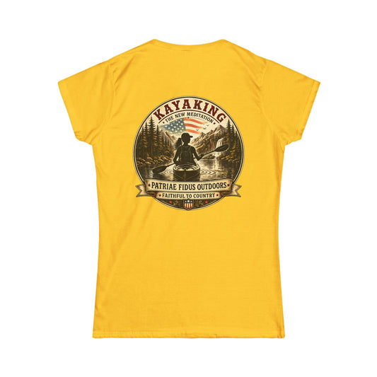 PFO Logo Women's Tee — Patriotic American Flag Graphic T-Shirt