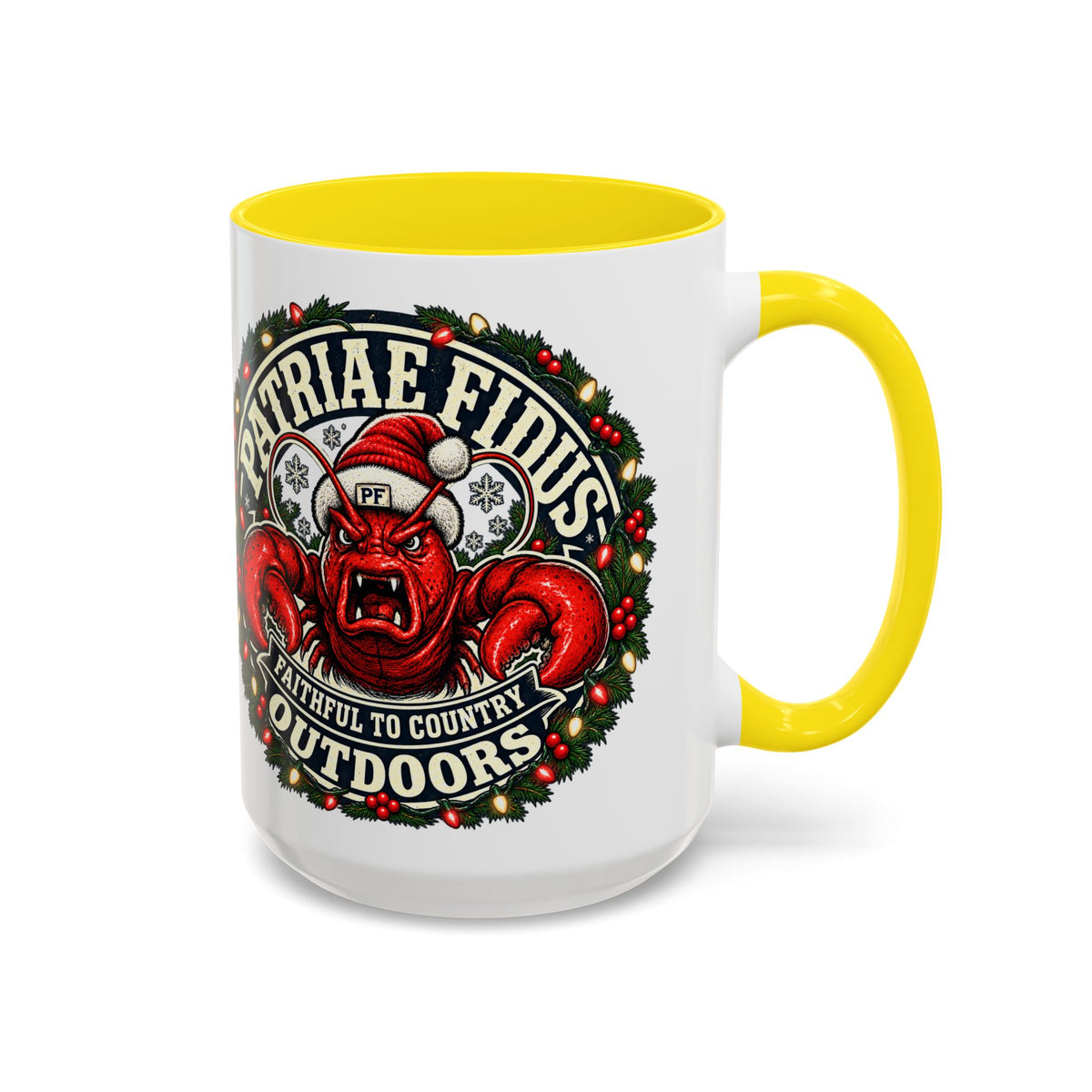 Coffee Mug - 'Patriae Fidus' Holiday Outdoors Kraken Design