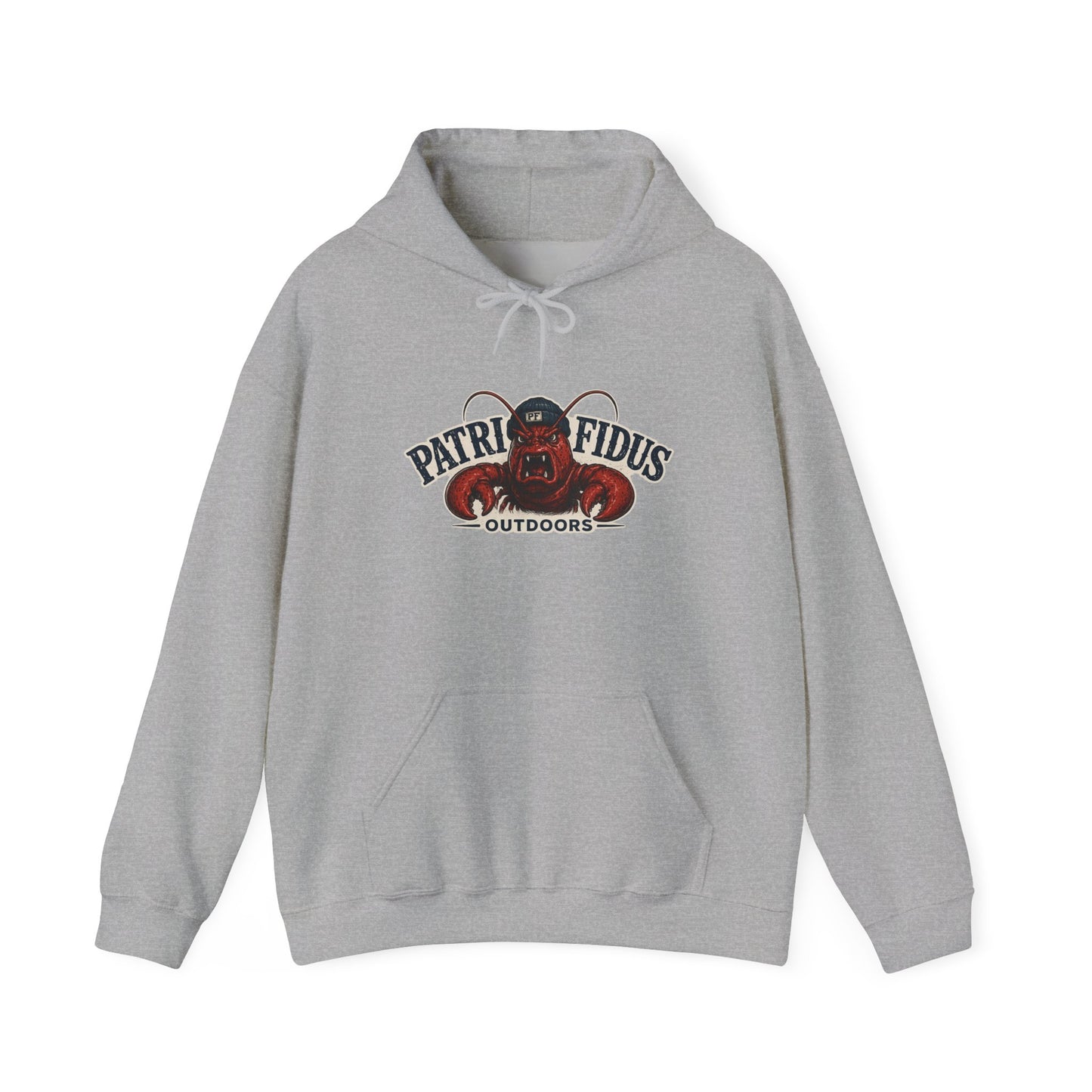 "Patriae Fidus" Don’t Tread on My Gulf - Gulf Of Maine Lobster/Boat Graphic Hoodie