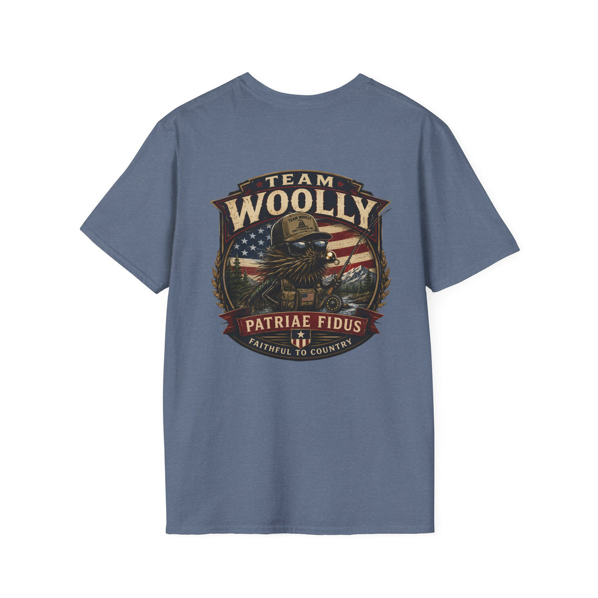 Team Woolly American Patriotic T-Shirt