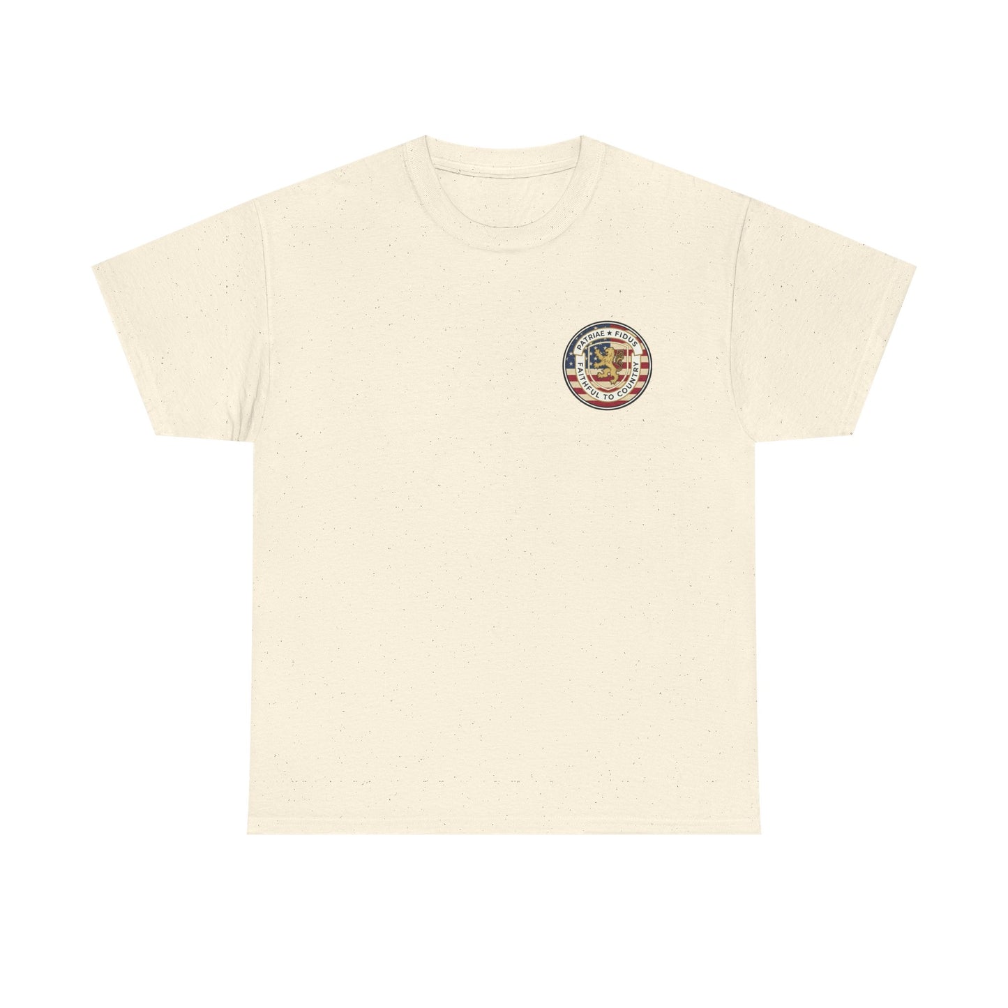 Patriotic "Patriae Fidis" American Flag - Eagle Graphic  T‑Shirt