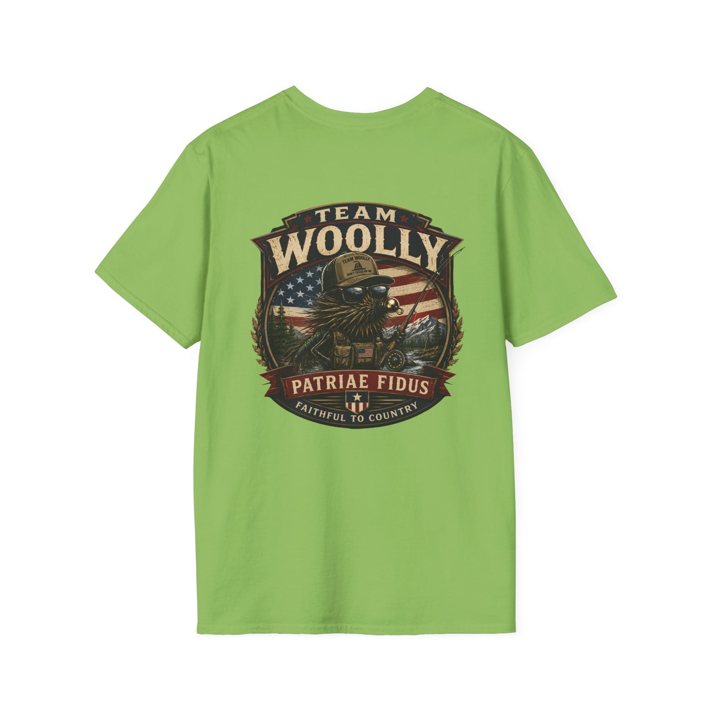 Team Woolly American Patriotic T-Shirt