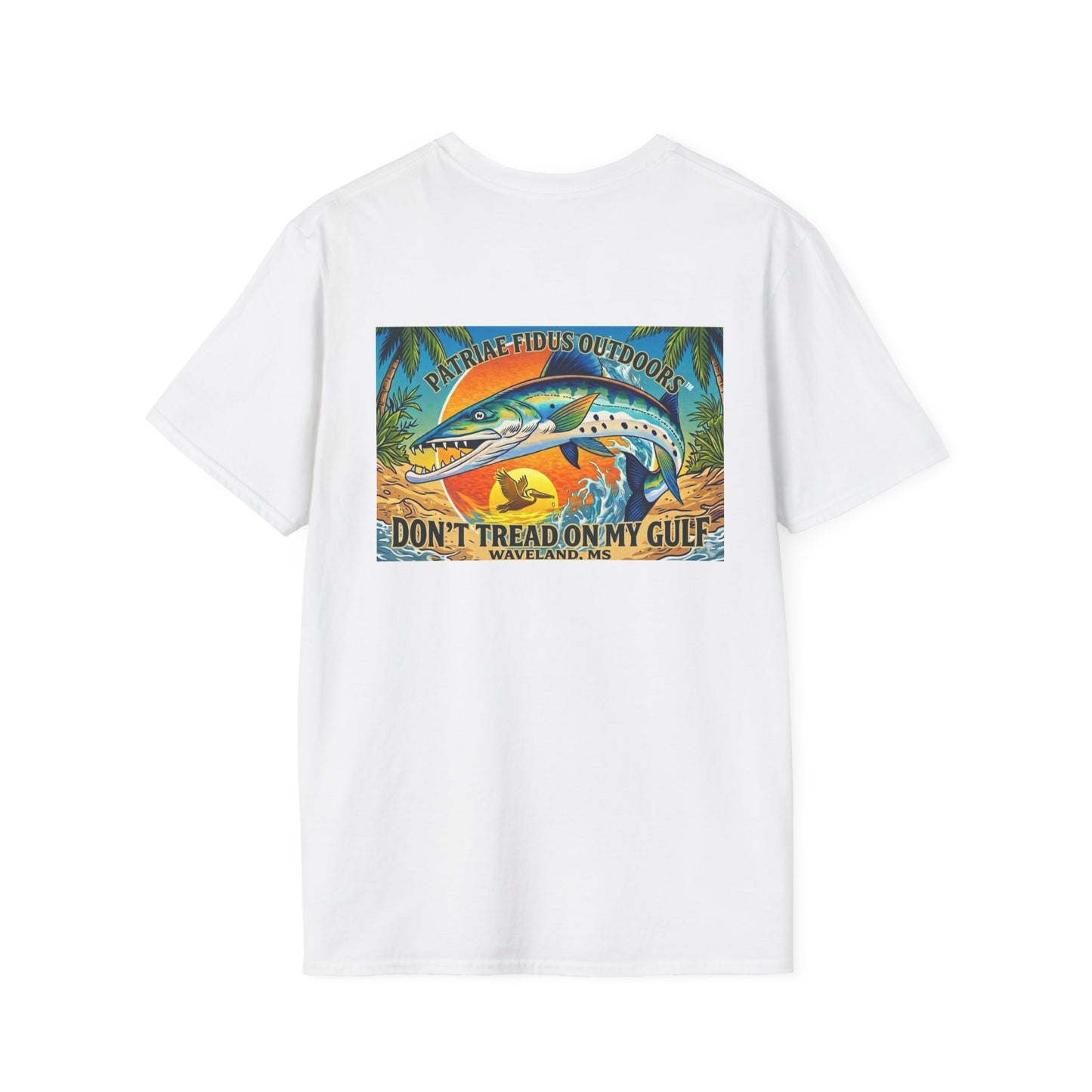 Fishing Graphic T-Shirt — ‘Don’t Tread On My Gulf’ - Waveland, MS
