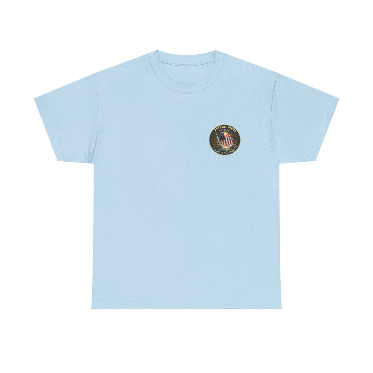 Homegrown Freedom Tee — Vintage Truck, American Flag & Campfire Graphic