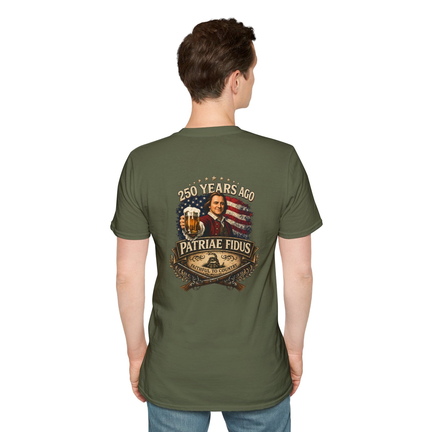 Patriae Fidus 250 Years w/ Don't Tread on Me T-Shirt