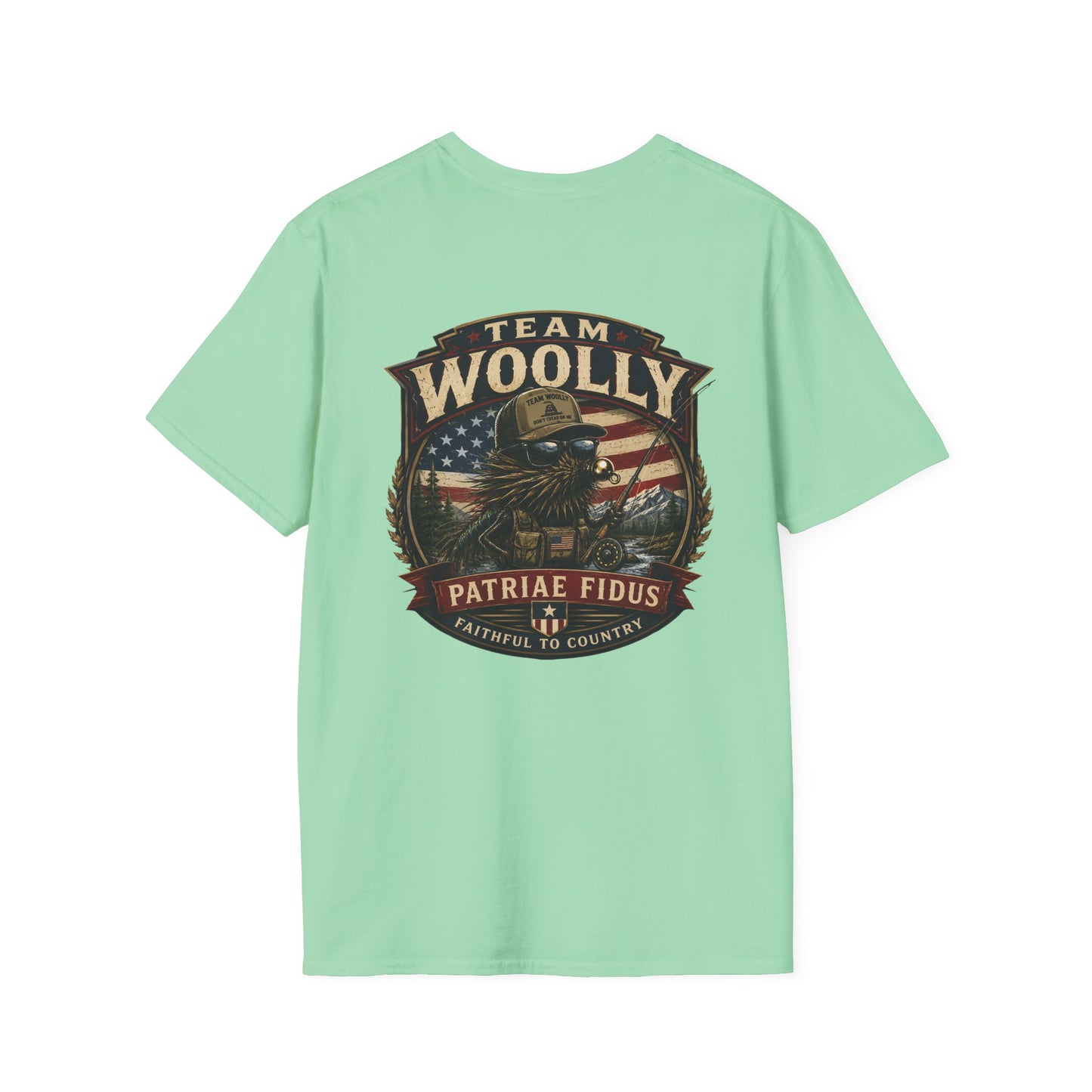 Team Woolly American Patriotic T-Shirt