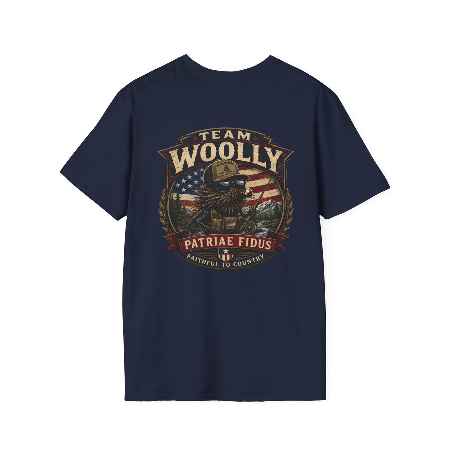 Team Woolly American Patriotic T-Shirt