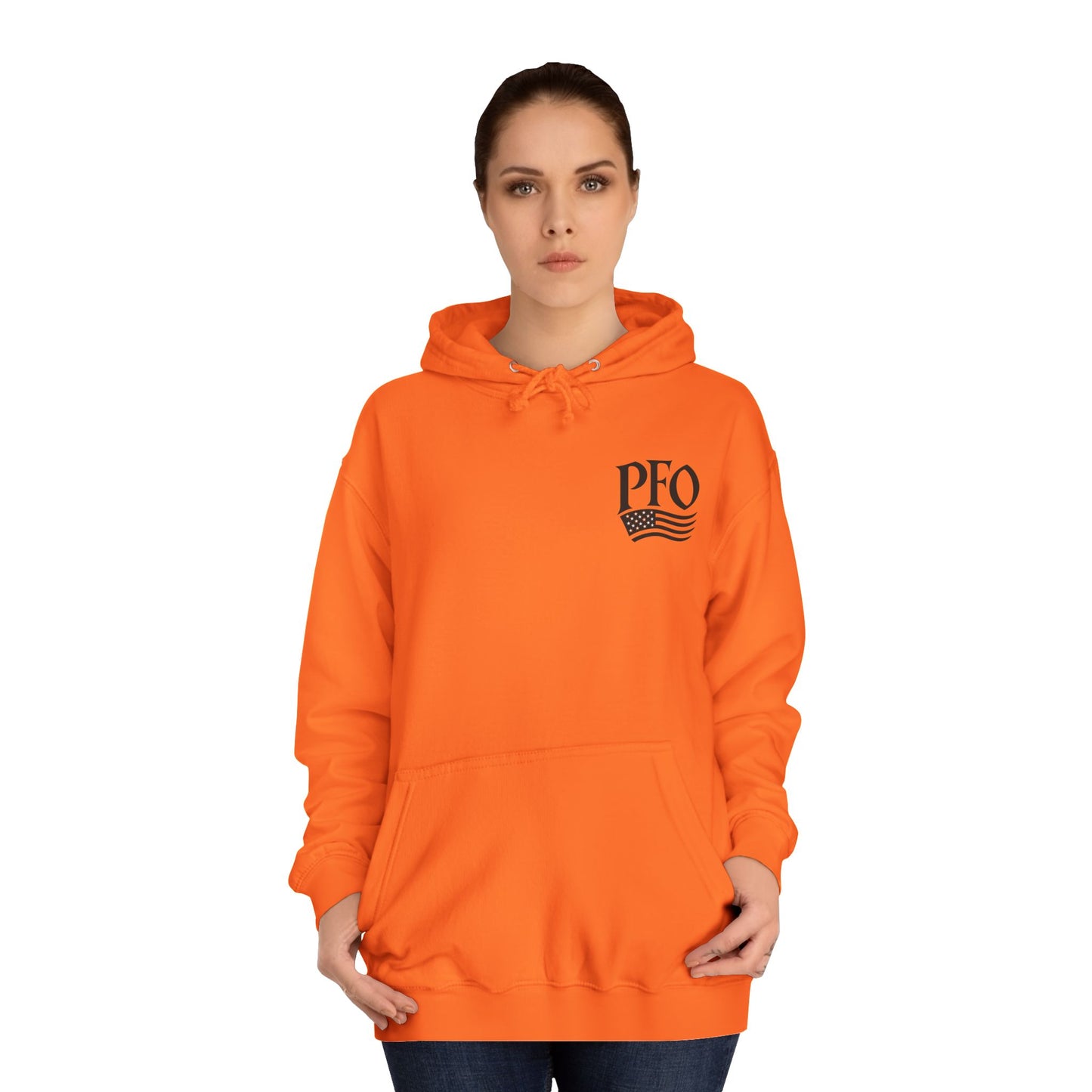 PFO College Hoodie – Vintage Campus Seal Pullover