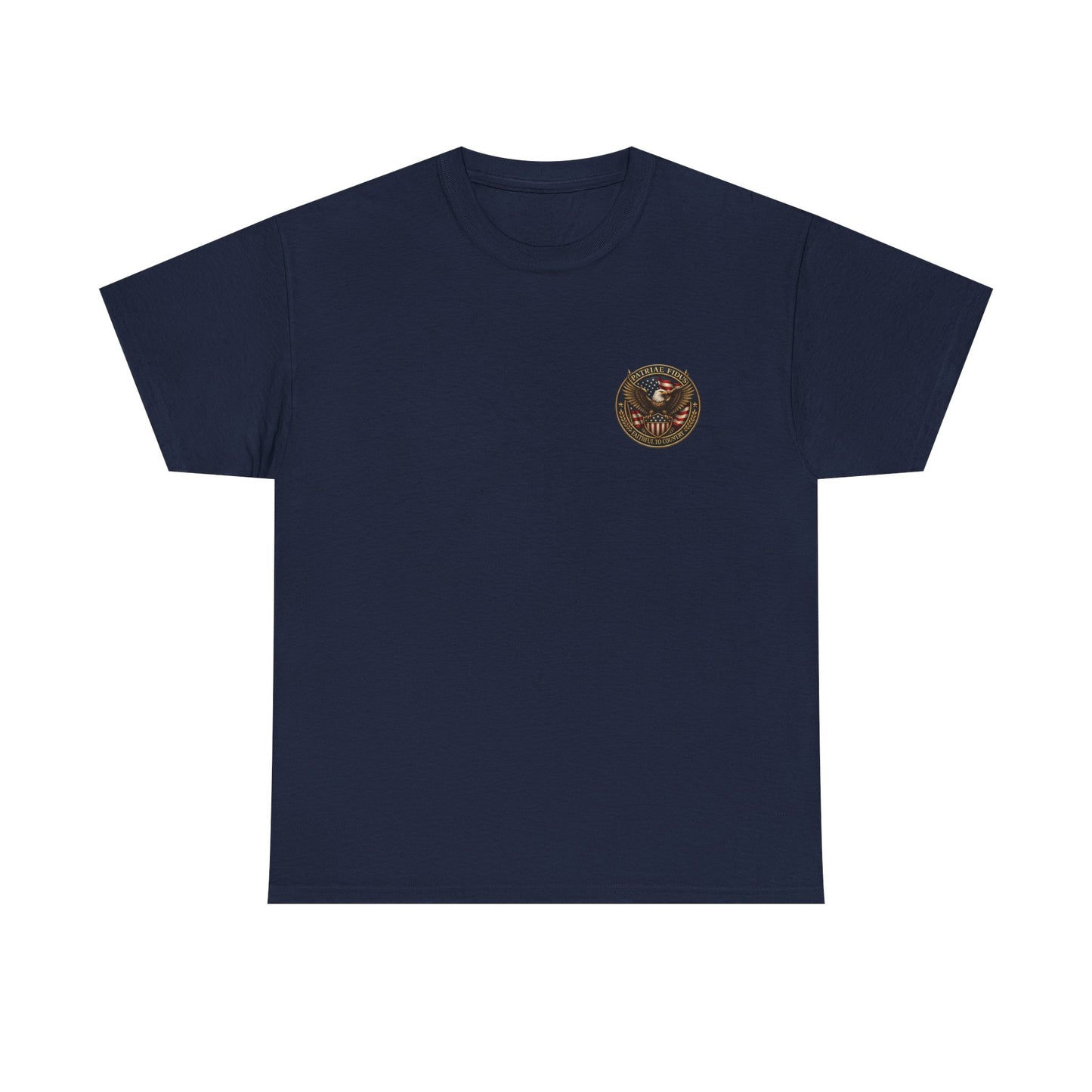Veteran Patriot T‑Shirt — "I Follow Me, I Do Not Raise Fious" Military Flag Tee
