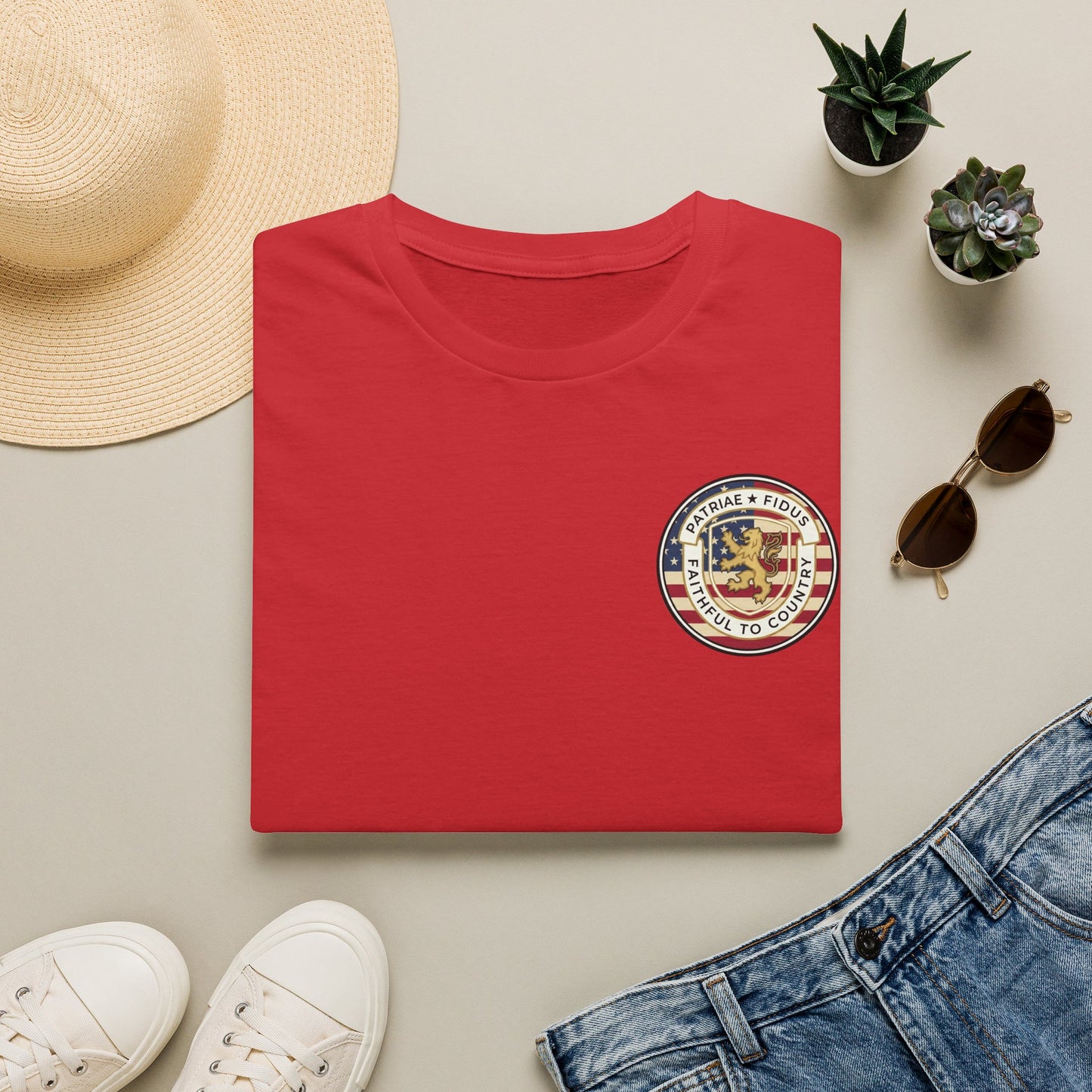 Patriae Fidus Vintage Patriae Fidus Patch T-Shirt