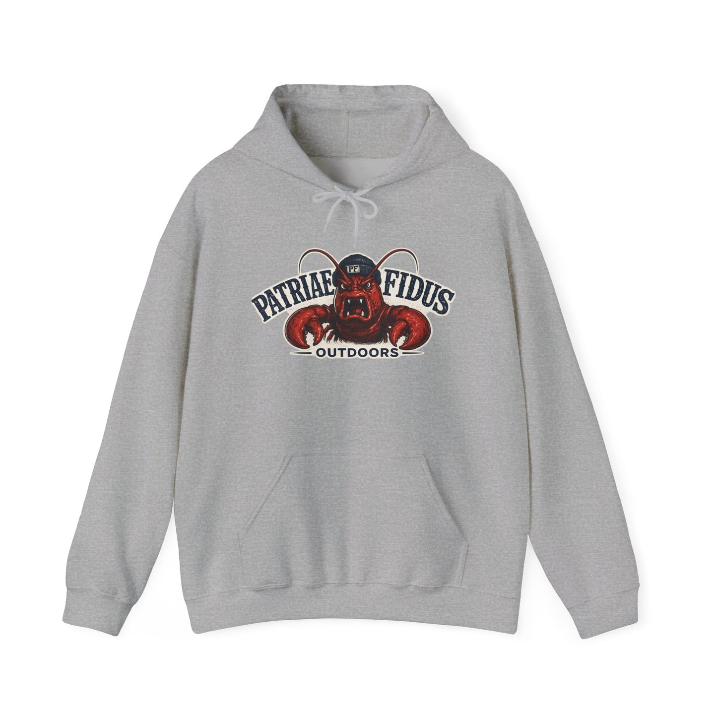 "Patriar Fidus" Don’t Tread on My Gulf - Gulf Of Maine Lobster/Boat Graphic Hoodie