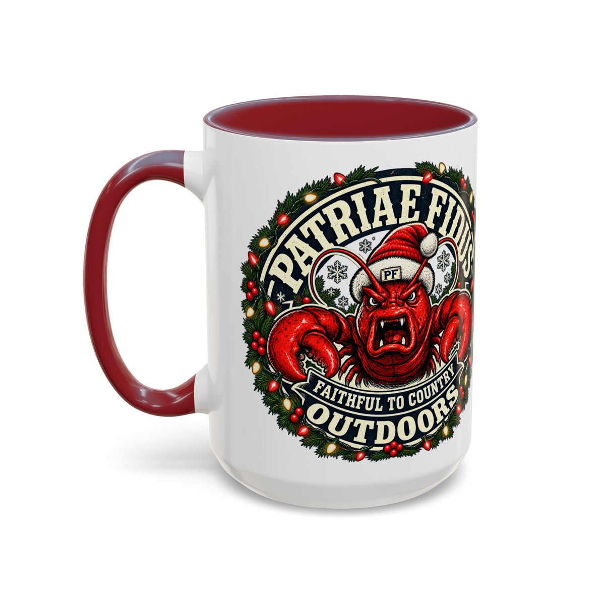 Coffee Mug - 'Patriae Fidus' Holiday Outdoors Kraken Design