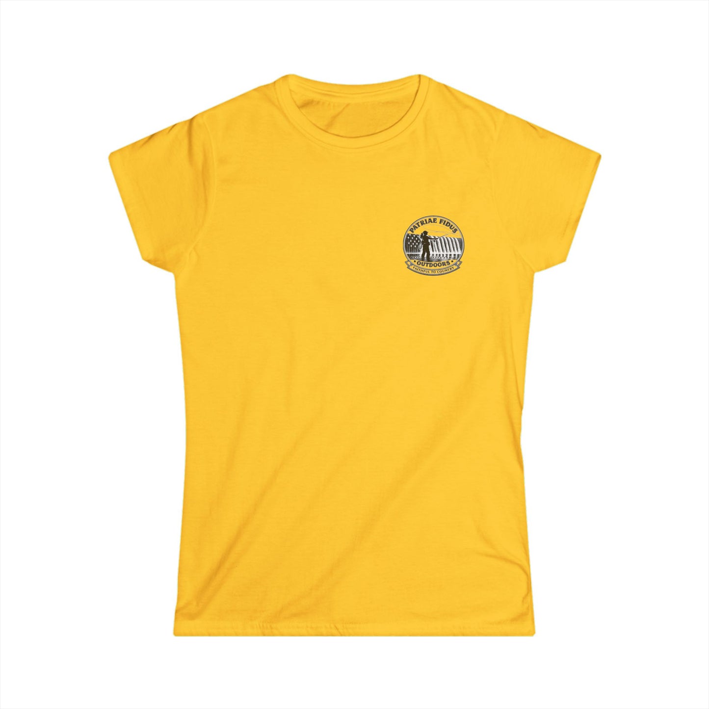 Women's Fly Fishing Tee — "Cast, Breathe, Repeat" Nature Graphic