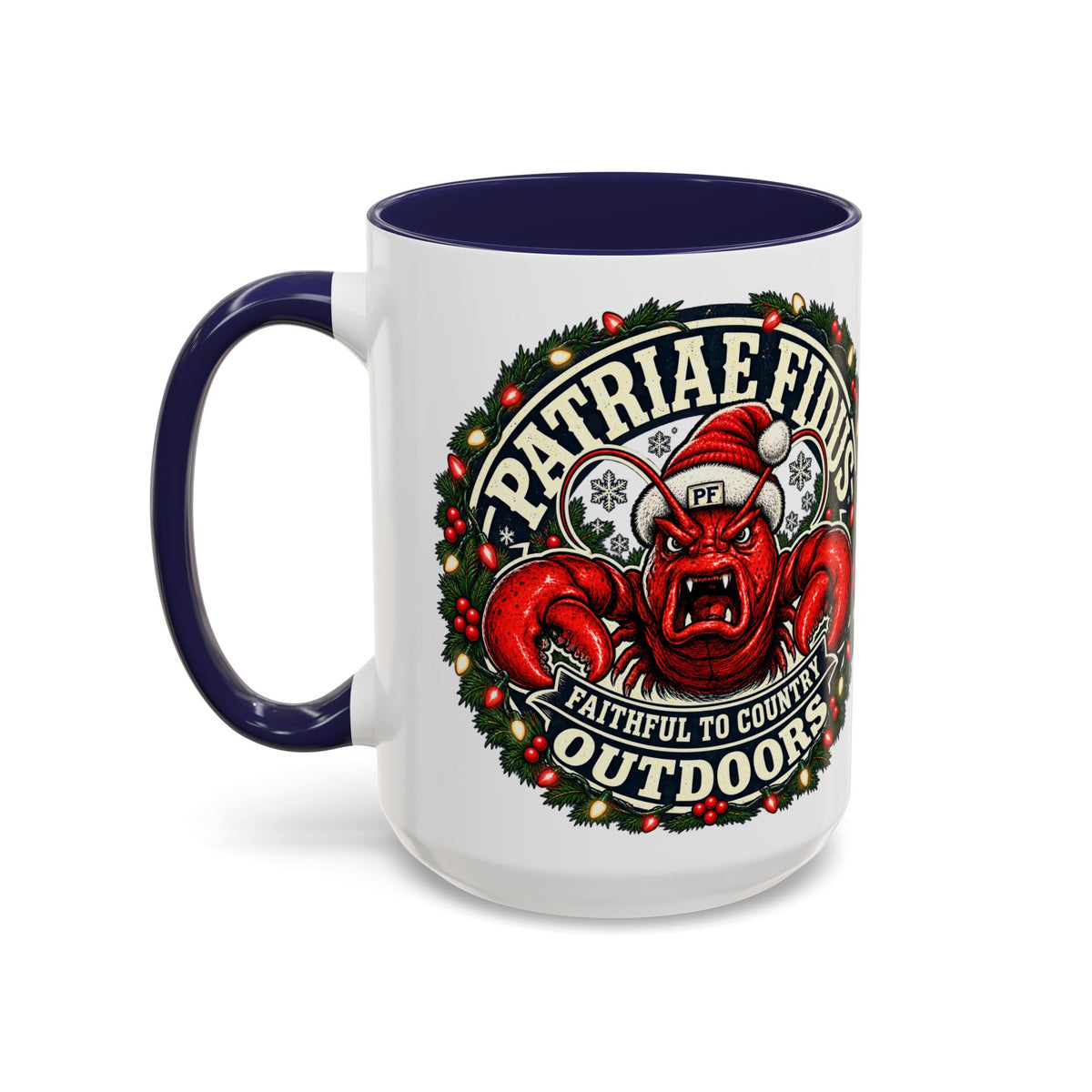 Coffee Mug - 'Patriae Fidus' Holiday Outdoors Kraken Design