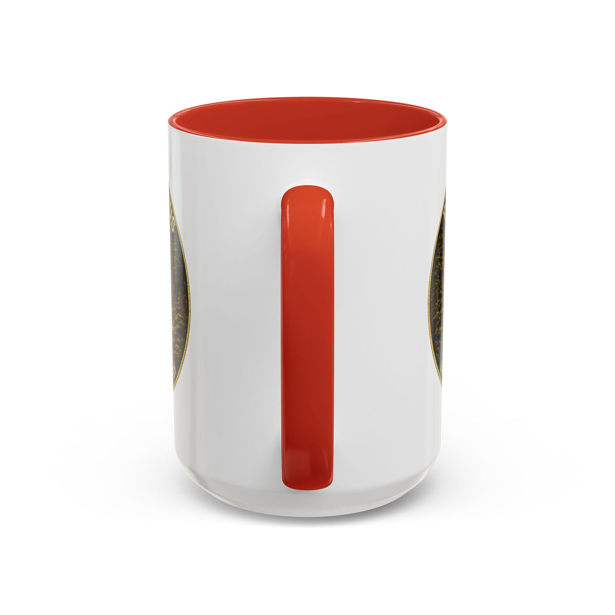Patriae Fidus Flag Waterfall Accent Coffee Mug (11/15oz) — Faithful to Country