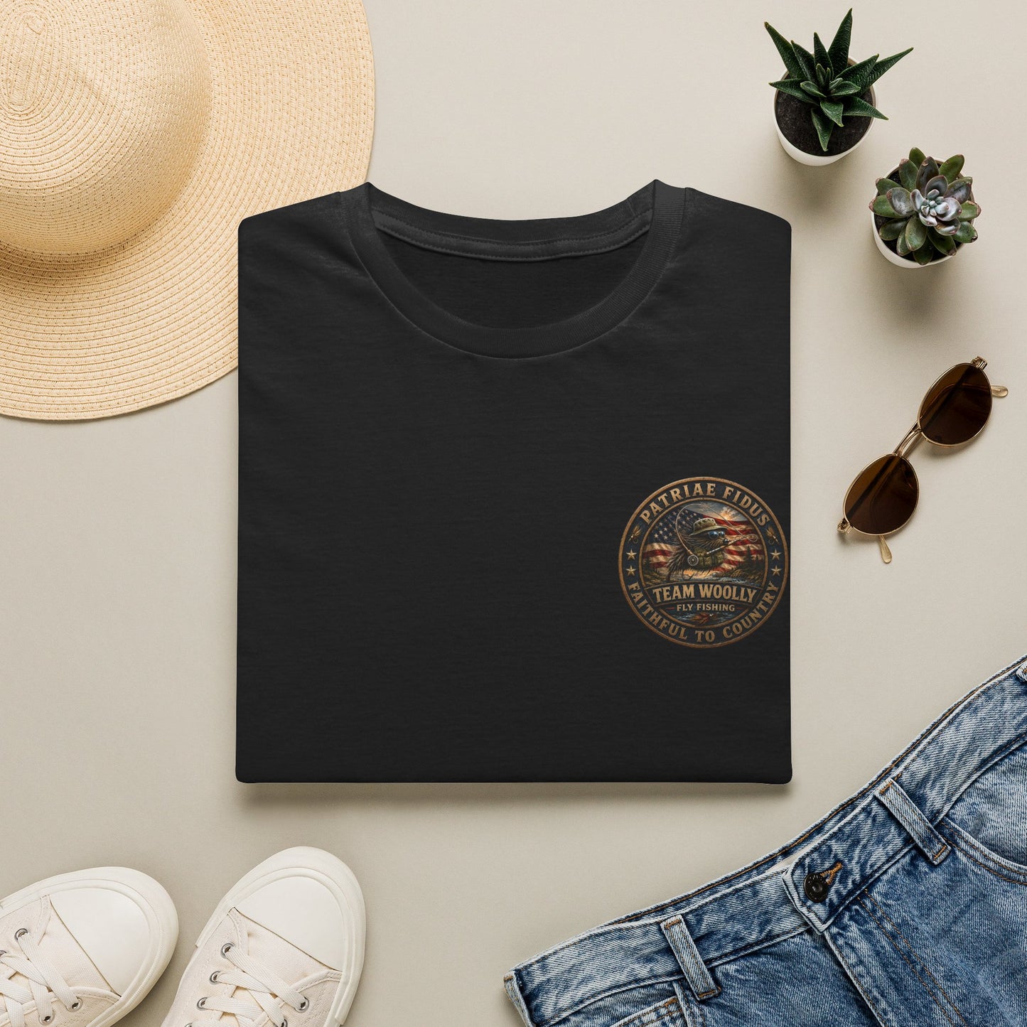 Team Woolly American Patriotic T-Shirt