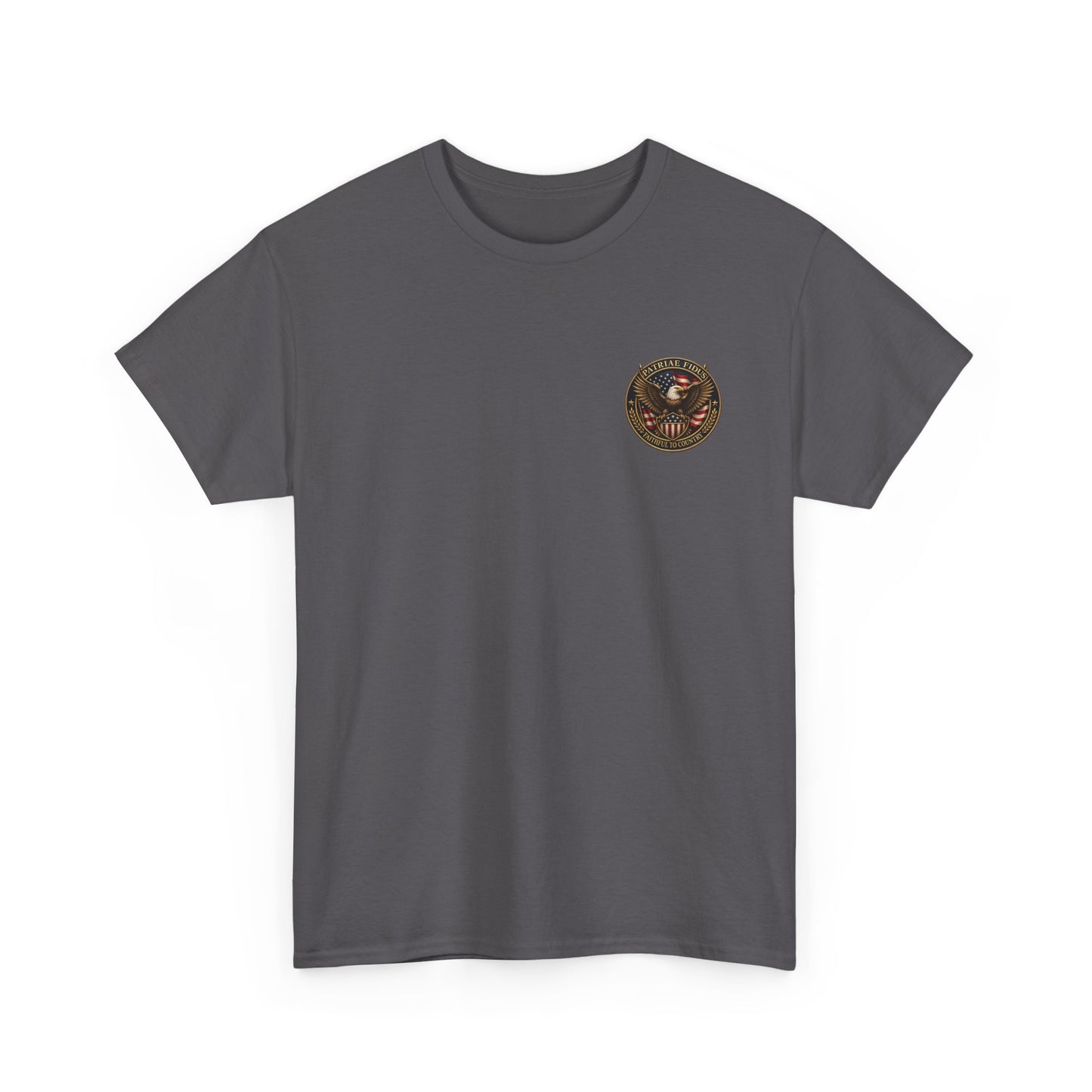 Minuteman 1776 "Follow Me, Patriæ Fidus" Military Tribute T-Shirt