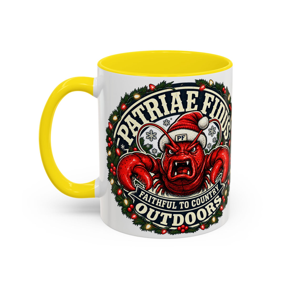 Coffee Mug - 'Patriae Fidus' Holiday Outdoors Kraken Design