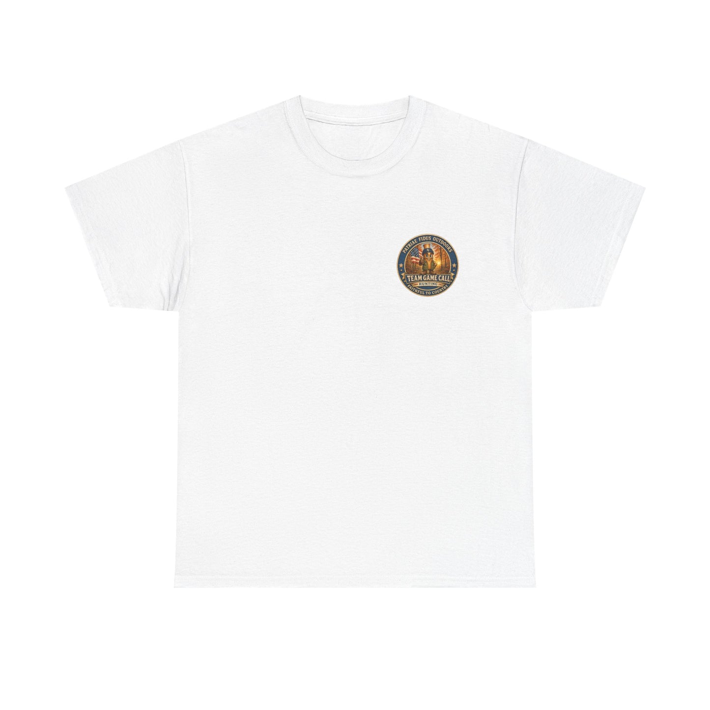 Patriae Fidus Outdoor Bear T-Shirt – American Flag Hunting Graphic Tee