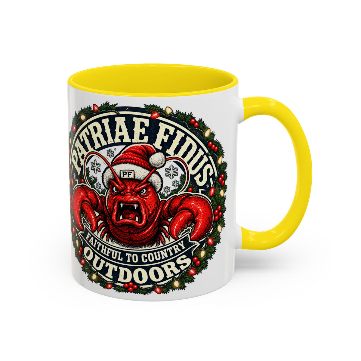 Coffee Mug - 'Patriae Fidus' Holiday Outdoors Kraken Design