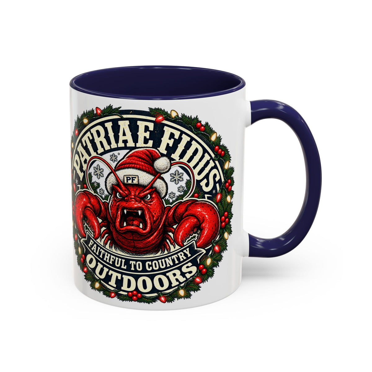 Coffee Mug - 'Patriae Fidus' Holiday Outdoors Kraken Design