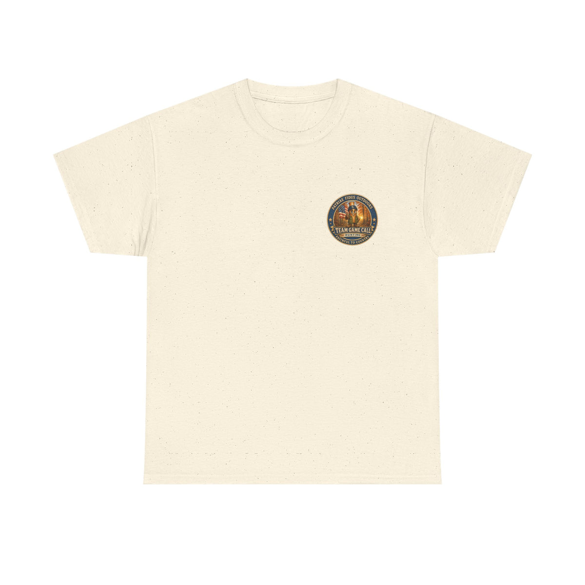 Hunting Dogs T-Shirt — Patriæ Fidus Outdoor "Hunt Hard Live Free" Graphic Tee