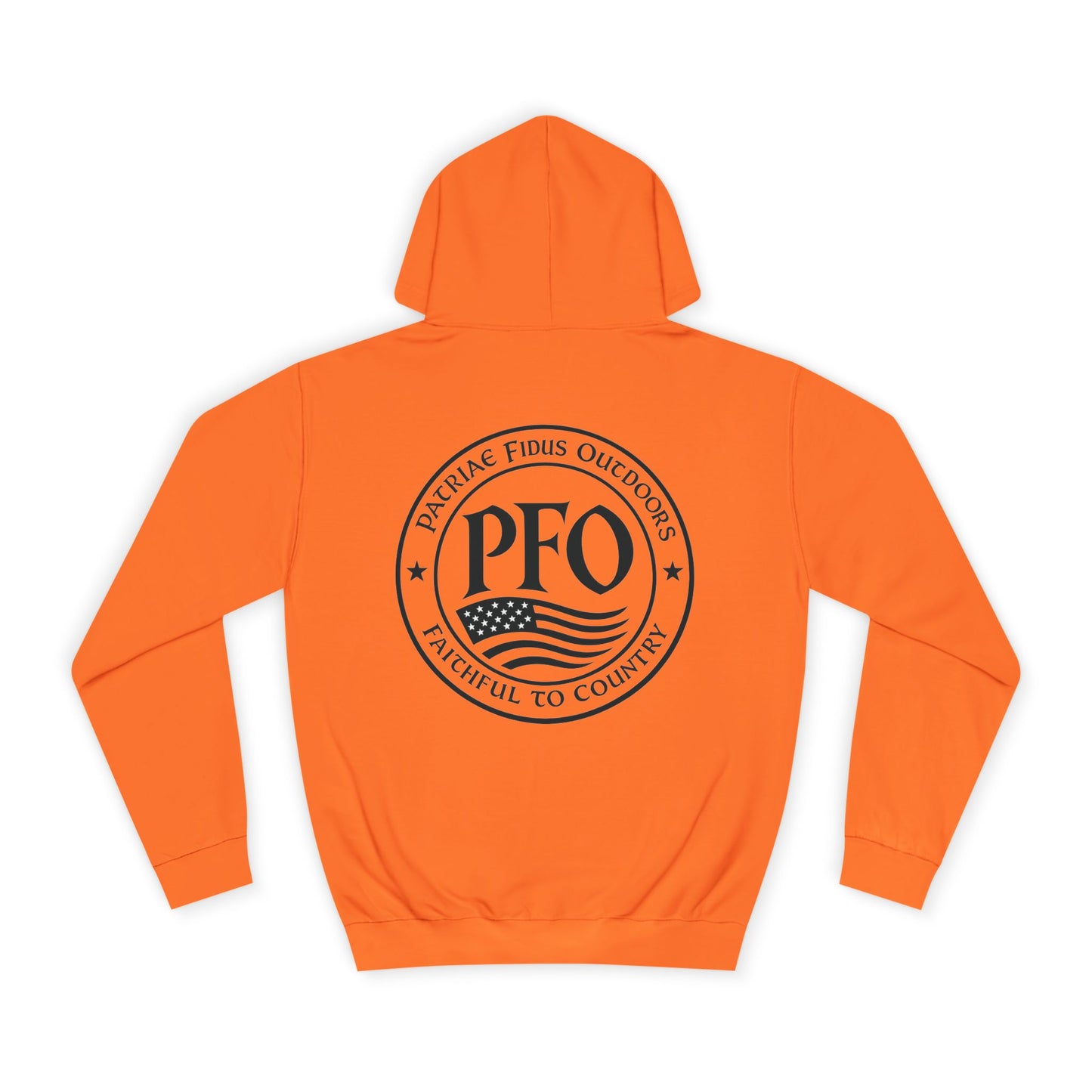 PFO College Hoodie – Vintage Campus Seal Pullover