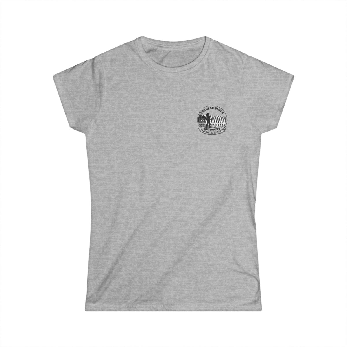 Women's Fly Fishing Tee — "Cast, Breathe, Repeat" Nature Graphic