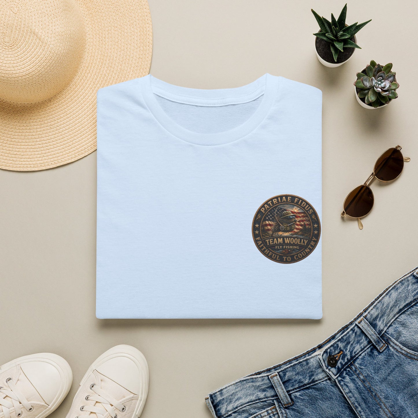 Team Woolly American Patriotic T-Shirt