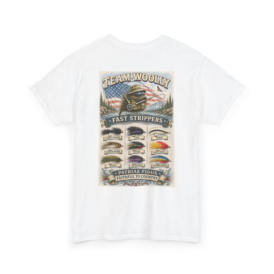 Team Woolly Streamer Collection T-Shirt: (Fast Strippers)