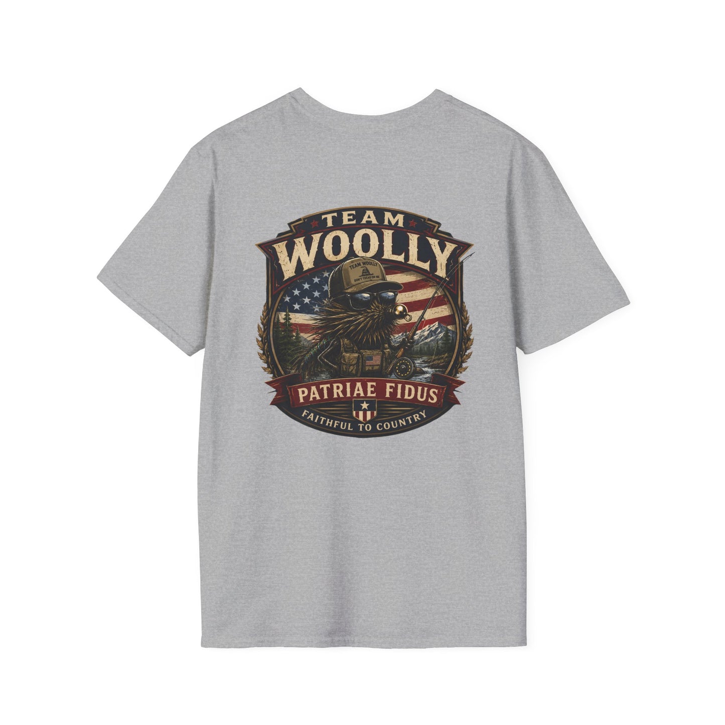 Team Woolly American Patriotic T-Shirt