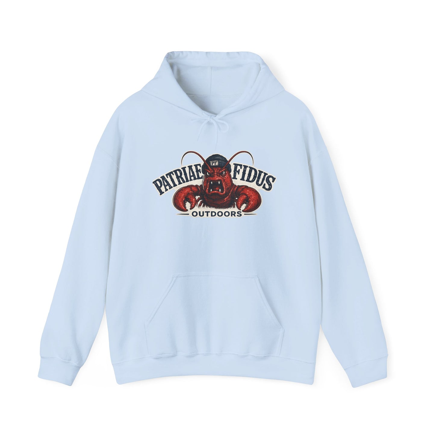 "Patriar Fidus" Don’t Tread on My Gulf - Gulf Of Maine Lobster/Boat Graphic Hoodie