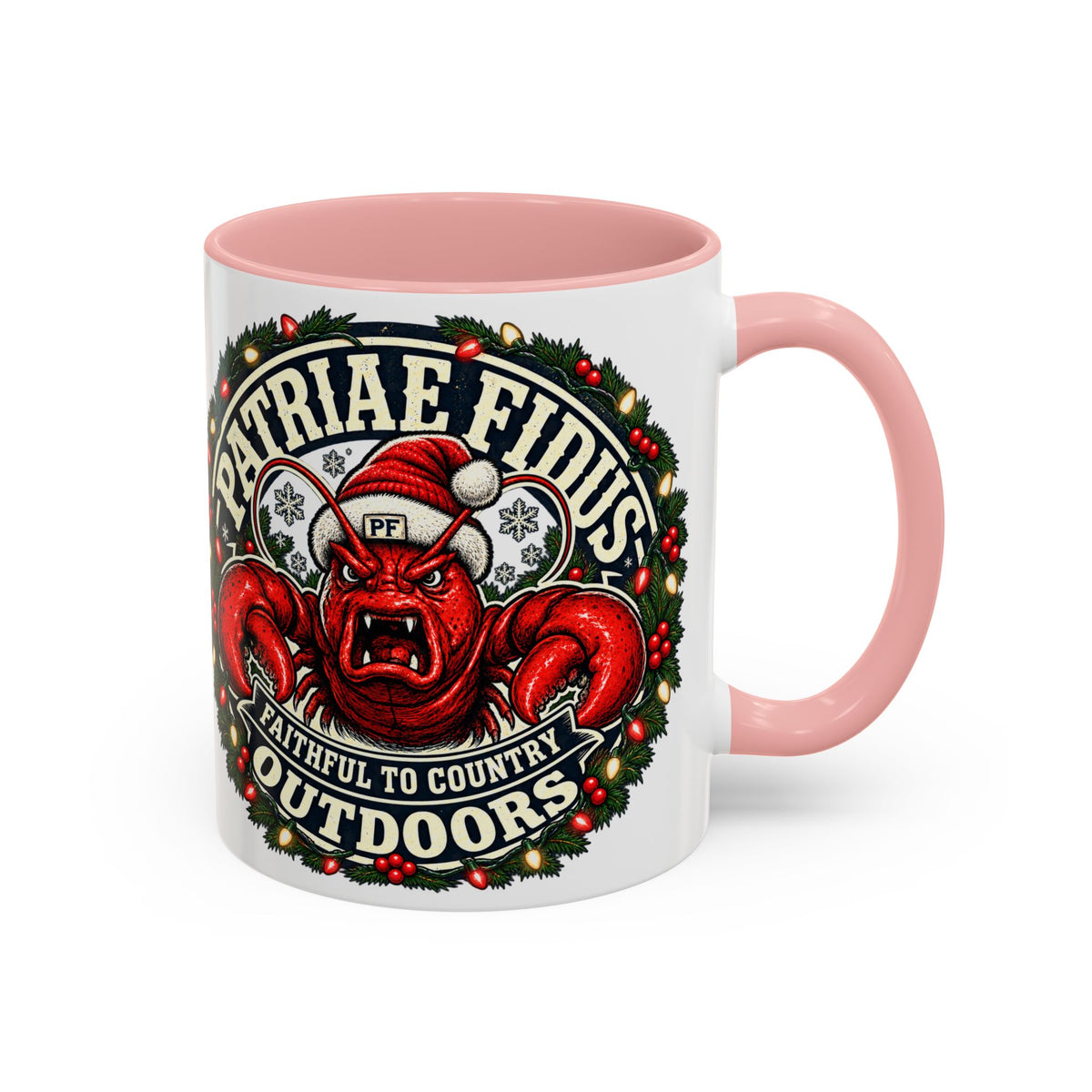 Coffee Mug - 'Patriae Fidus' Holiday Outdoors Kraken Design