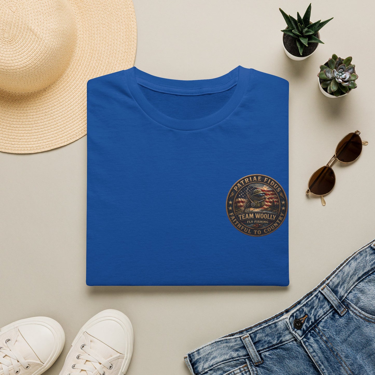 Team Woolly American Patriotic T-Shirt
