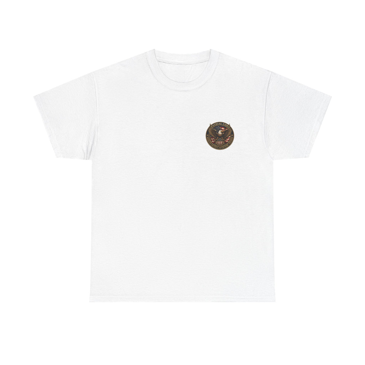 Veteran Patriot T‑Shirt — "I Follow Me, I Do Not Raise Fious" Military Flag Tee