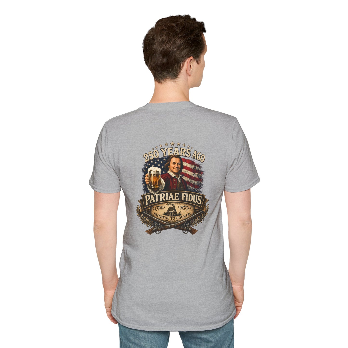 Patriae Fidus 250 Years w/ Don't Tread on Me T-Shirt