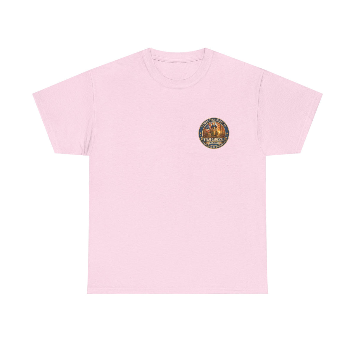 Hunting Dogs T-Shirt — Patriæ Fidus Outdoor "Hunt Hard Live Free" Graphic Tee