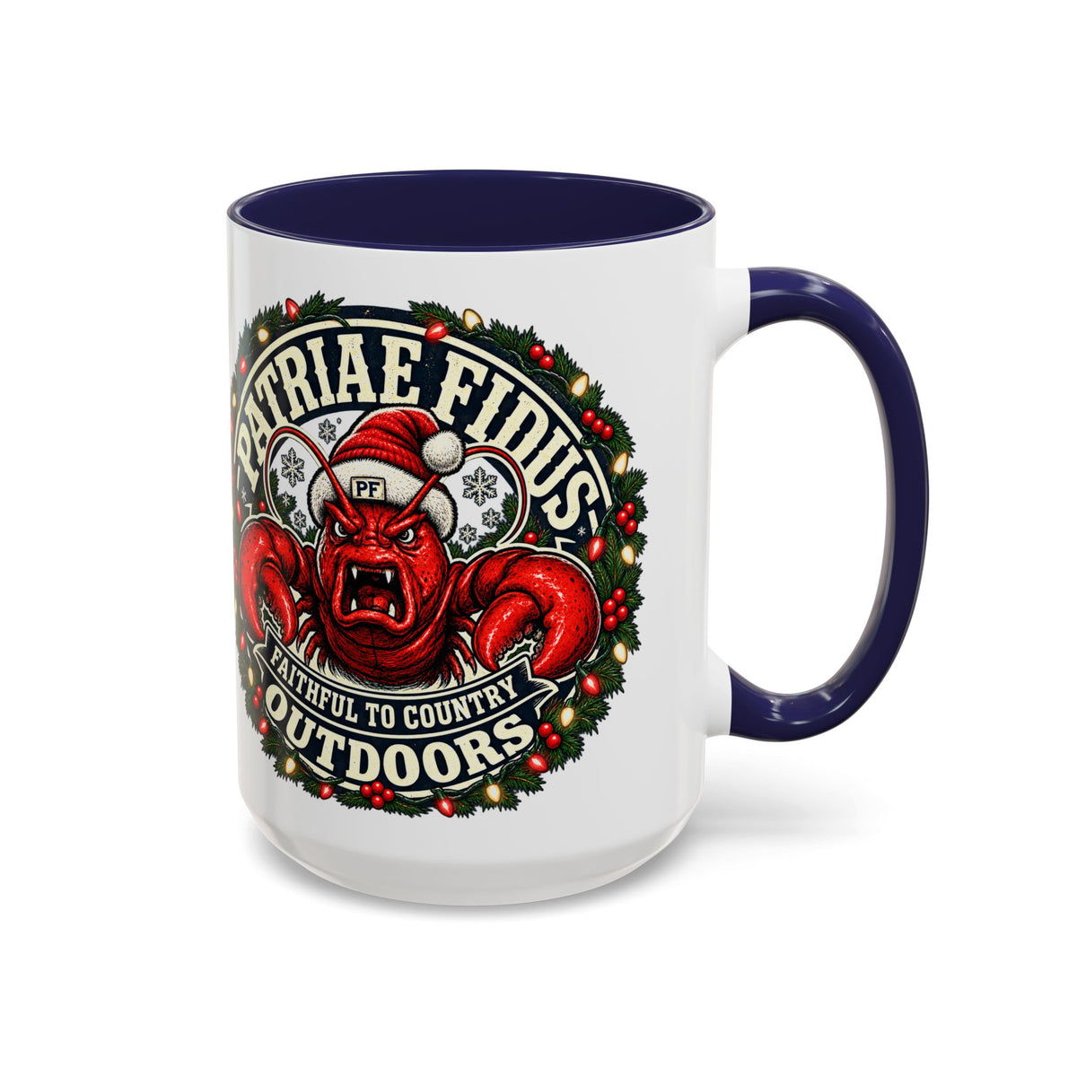 Coffee Mug - 'Patriae Fidus' Holiday Outdoors Kraken Design
