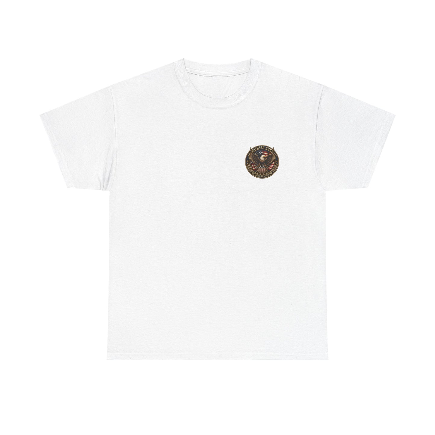 Veteran Patriot T‑Shirt — "I Follow Me, I Do Not Raise Fious" Military Flag Tee