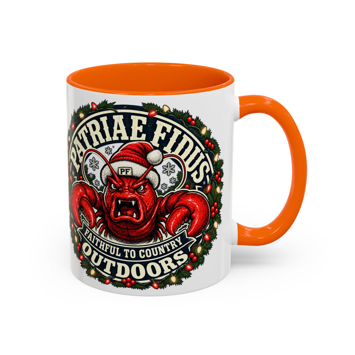 Coffee Mug - 'Patriae Fidus' Holiday Outdoors Kraken Design