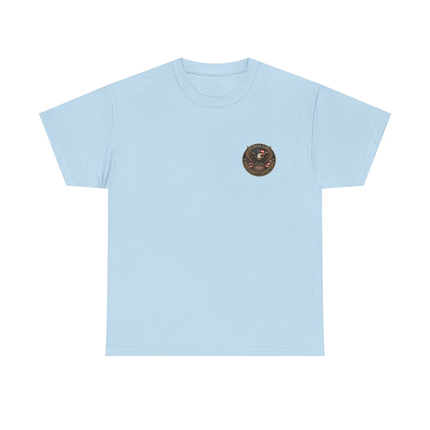 Veteran Patriot T‑Shirt — "I Follow Me, I Do Not Raise Fious" Military Flag Tee