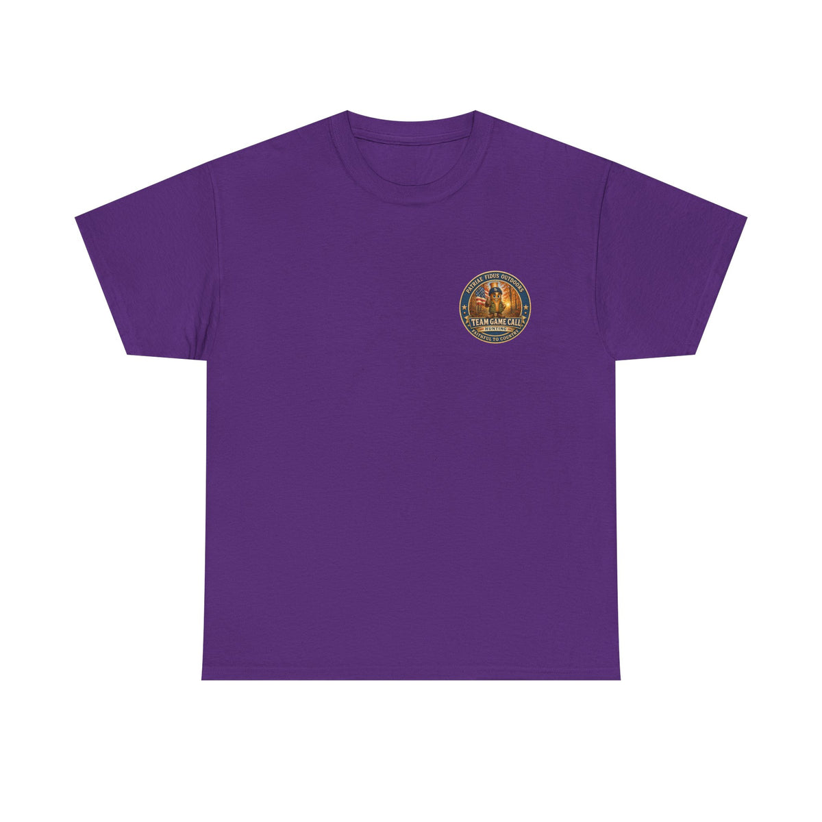 Patriae Fidus Outdoor Bear T-Shirt – American Flag Hunting Graphic Tee