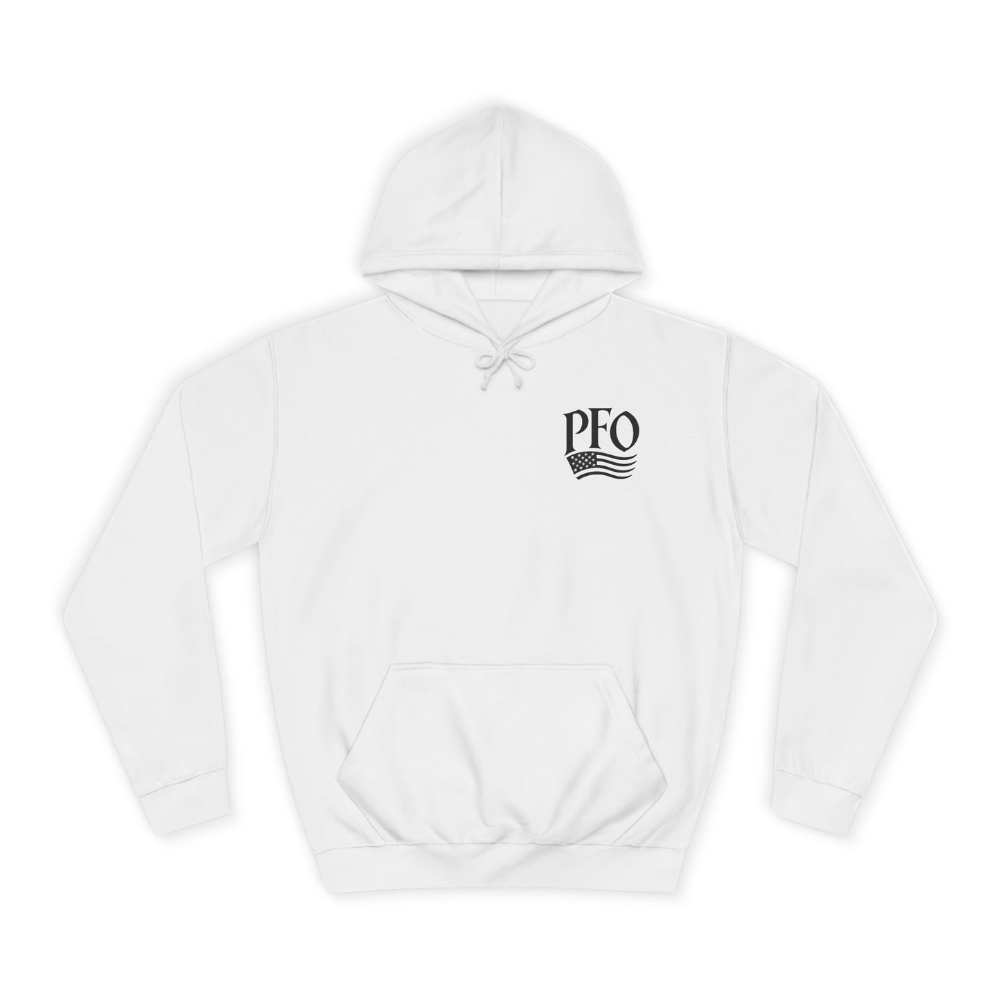 PFO College Hoodie – Vintage Campus Seal Pullover