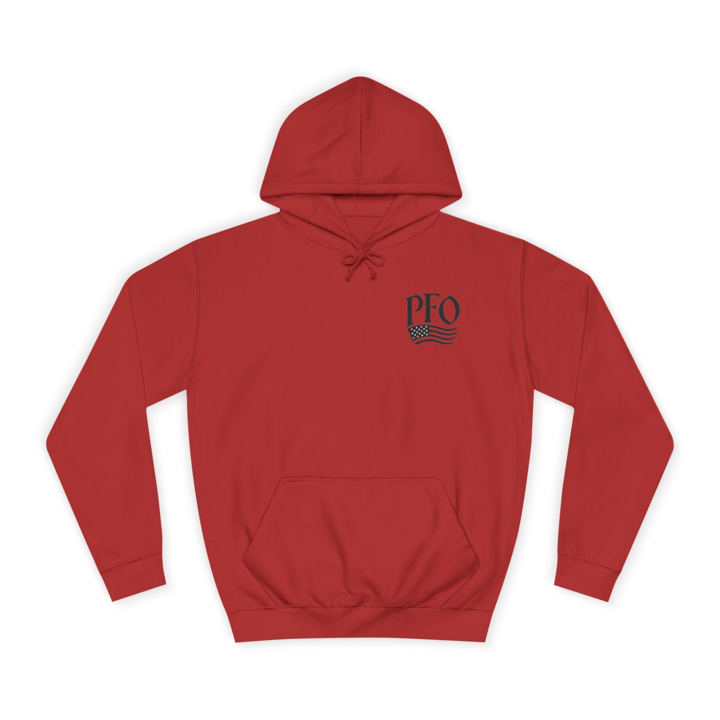 PFO College Hoodie – Vintage Campus Seal Pullover