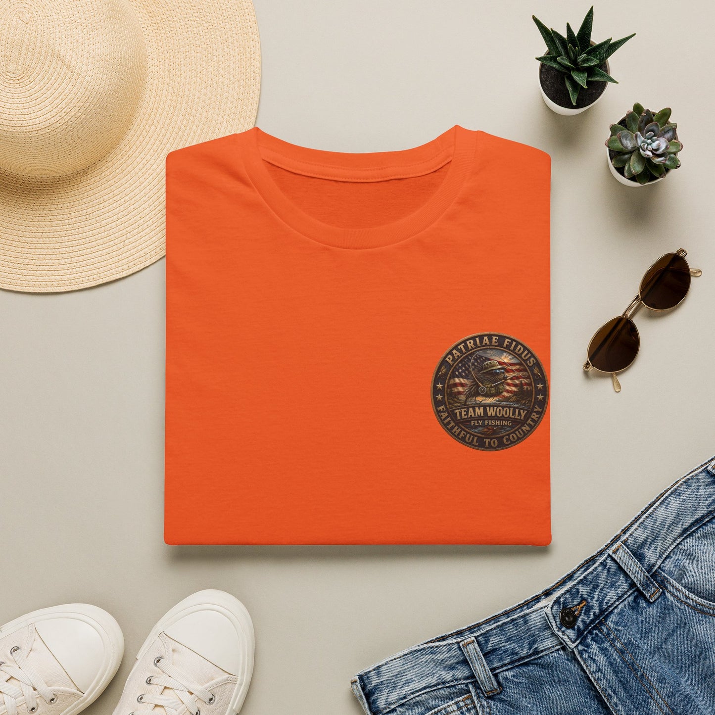 Team Woolly American Patriotic T-Shirt