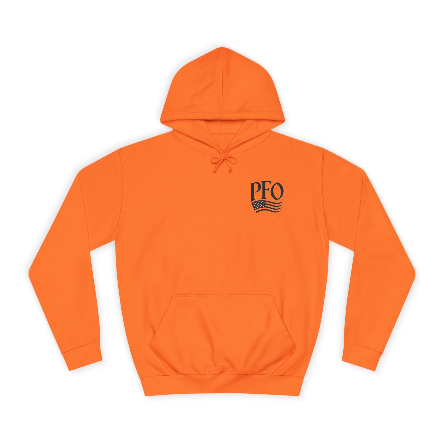 PFO College Hoodie – Vintage Campus Seal Pullover