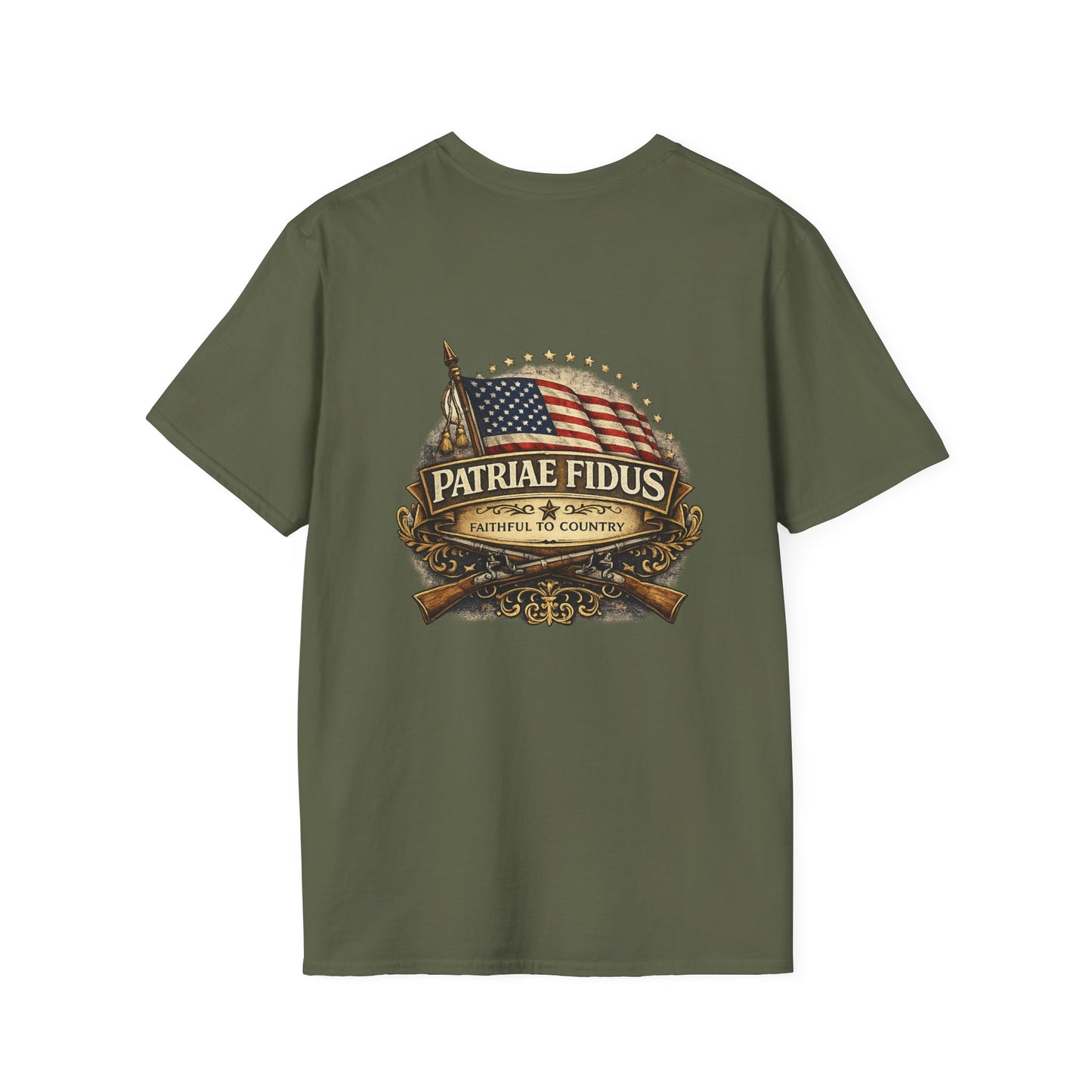 Patriae Fidus Vintage Patriae Fidus Patch T-Shirt