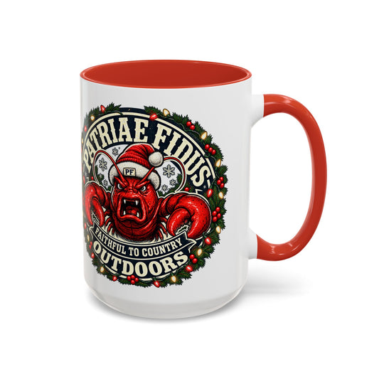 Coffee Mug - 'Patriae Fidus' Holiday Outdoors Kraken Design