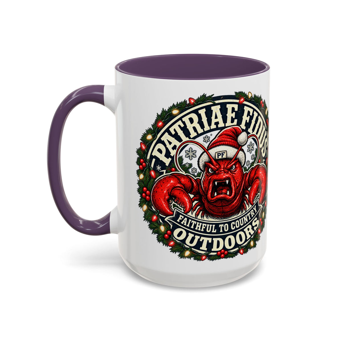 Coffee Mug - 'Patriae Fidus' Holiday Outdoors Kraken Design